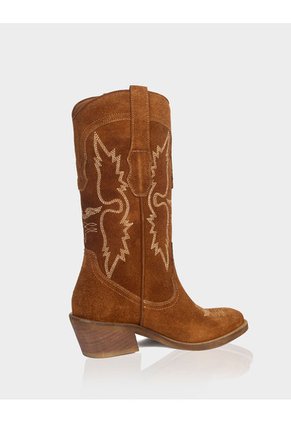 Bota Alada Gamuza Caramelo