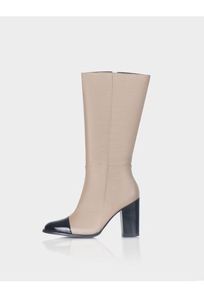 Bota Noa Charol X Cuero Beige