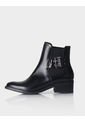 Botin Eden Cuero Brillanil Negro de Stivali