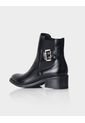 Botin Eden Cuero Brillanil Negro de Stivali
