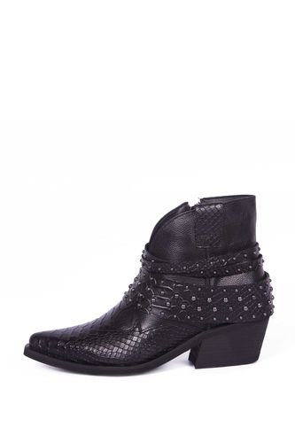 TEXANA SAN DIEGO NEGRO TACHES Stivali