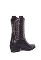 TEXANA SILVIA CUERO NEGRO de Stivali