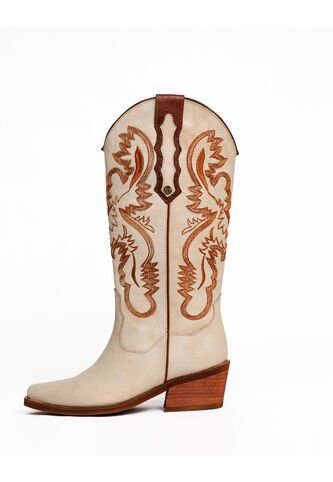 TEXANA DEVI CRAQUELADO BEIGE Stivali