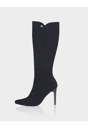 Bota Magia Cuero Ante Negro