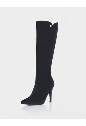 Bota Magia Cuero Ante Negro