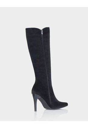 Bota Magia Cuero Ante Negro