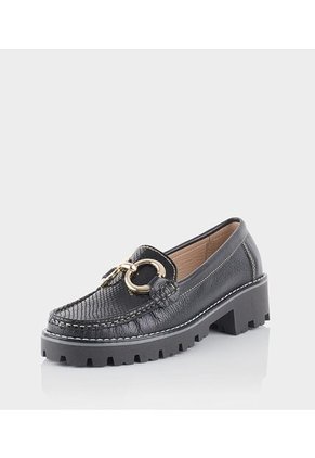 MOCASIN PEPA FOLIA X NAPA NEGRO