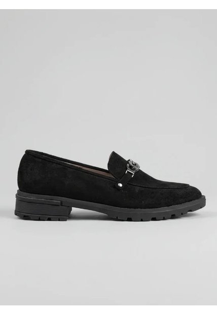 Mocasin Adrian Cuero Ante Negro