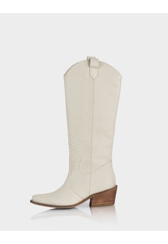 Texana Durango Croco Beige Stivali