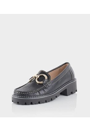 MOCASIN PEPA FOLIA X NAPA NEGRO