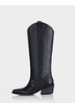 Bota Durango Cuero Croco Negro de Stivali