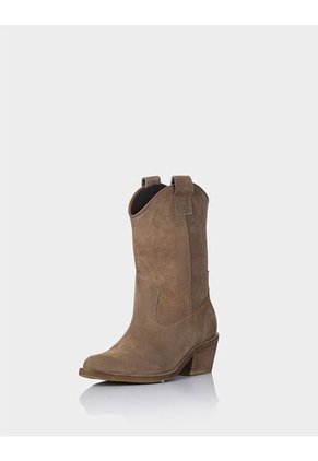 BOTA STIVALI SILVANA GAMUZA CHOCOLATE