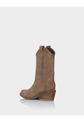 BOTA STIVALI SILVANA GAMUZA CHOCOLATE