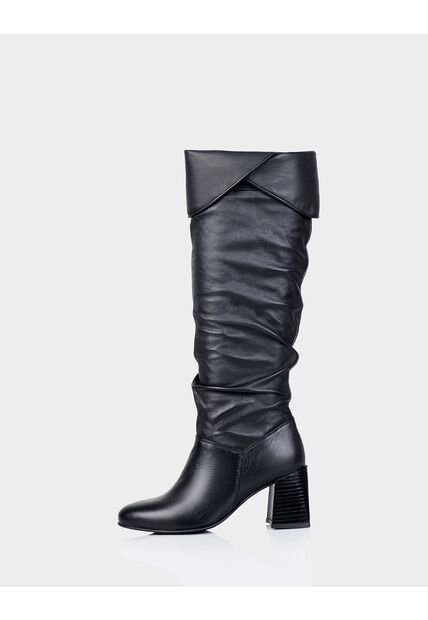 Bota Berna Cuero Negro