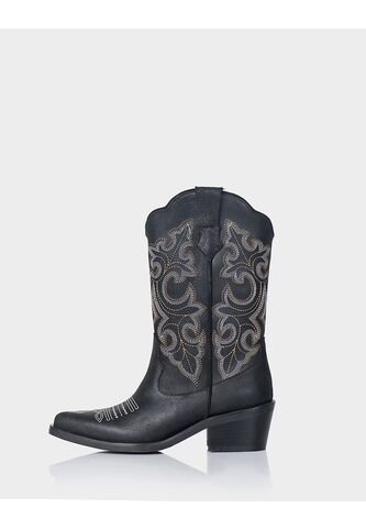 Texana Eclipse Cuero Negro Stivali