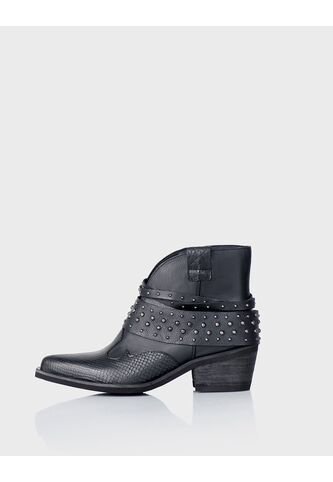Texana Sinaloa Cuero Negro Stivali