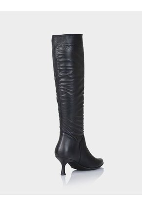 Bota Franca Cuero Negro