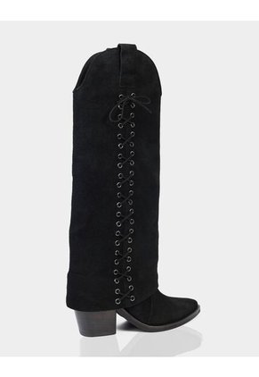 Bota Abigail Gamuza Negro