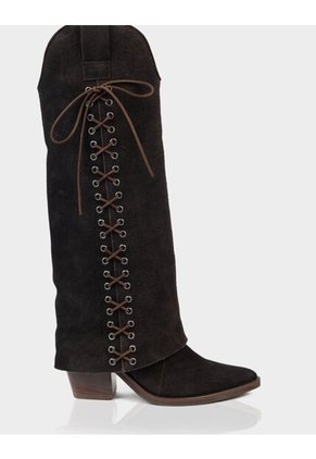 Bota Abigail Gamuza Cafe