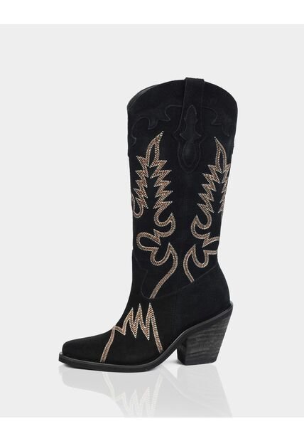 Texana Soho Gamuza Negro