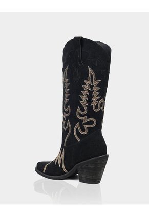 Texana Soho Gamuza Negro