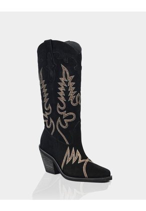 Texana Soho Gamuza Negro