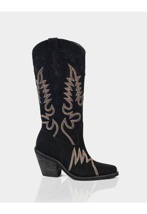 Texana Soho Gamuza Negro