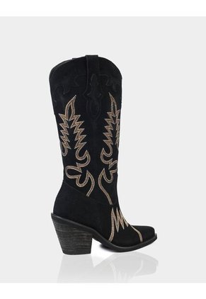 Texana Soho Gamuza Negro