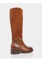 Bota Alzada Gamuza X Napa Miel de Stivali