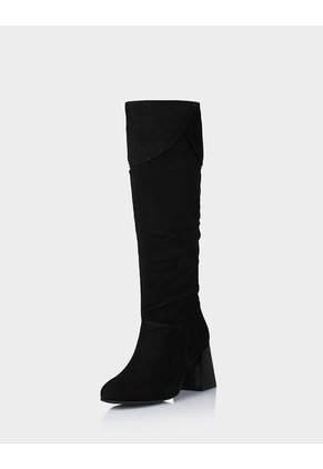 Bota Berna Cuero Ante Negro