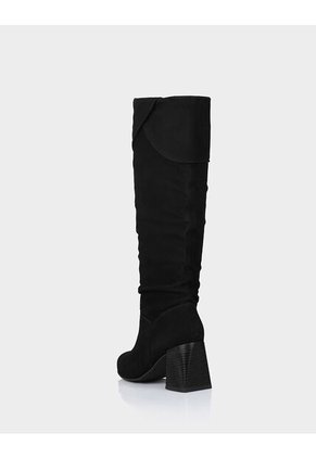 Bota Berna Cuero Ante Negro