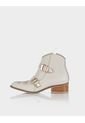 Botin Cizma Cuero Beige de Stivali