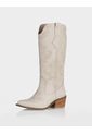 Texana Daiki Cuero Beige de Stivali