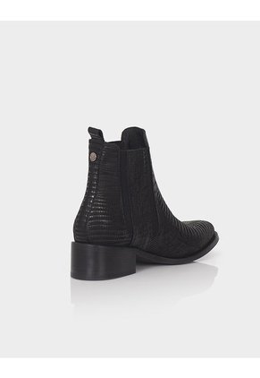 Botin Austria Reptil Negro