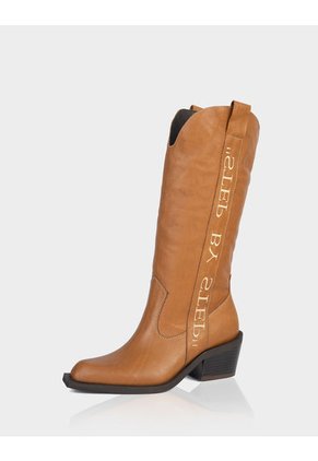 Bota Barbara Cuero Miel