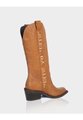 Bota Barbara Cuero Miel