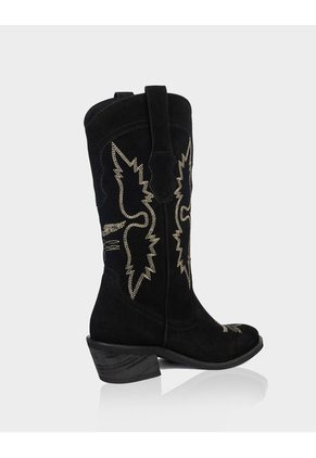 Bota Alada Gamuza Negro