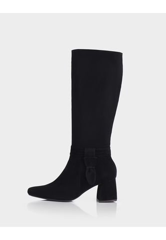 Bota Vitalia Cuero Ante Negro Stivali