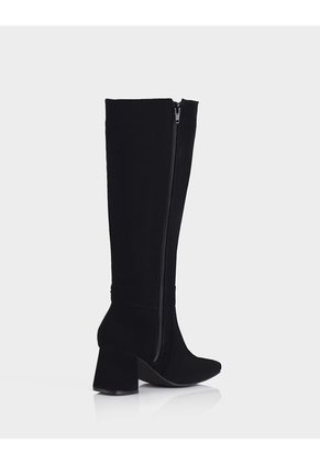 Bota Vitalia Cuero Ante Negro