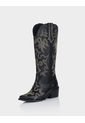 Texana Dionne Cuero Negro de Stivali
