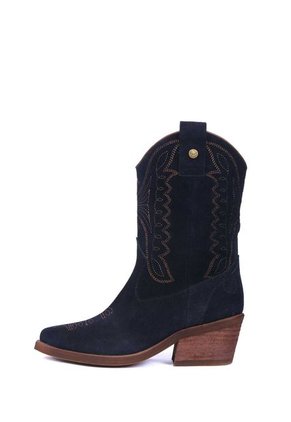 TEXANA SILVANA GAMUZA AZUL