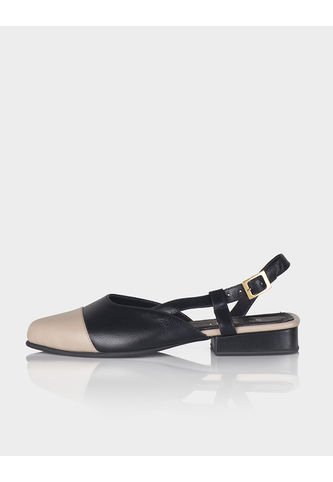 Zapato Slingback Kala Pardo X Negro Stivali