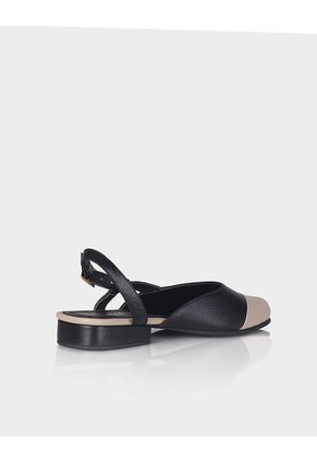 Zapato Slingback Kala Pardo X Negro
