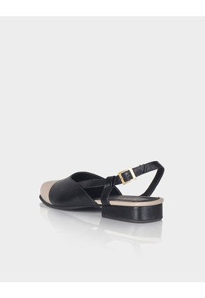Zapato Slingback Kala Pardo X Negro
