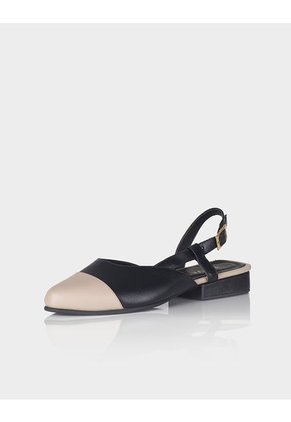 Zapato Slingback Kala Pardo X Negro