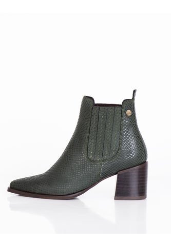 BOTIN LISBOA SERPIENTE VEERDE MILITAR Stivali