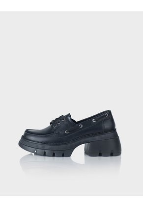 Zapato Mocasín Zetta Cuero Negro