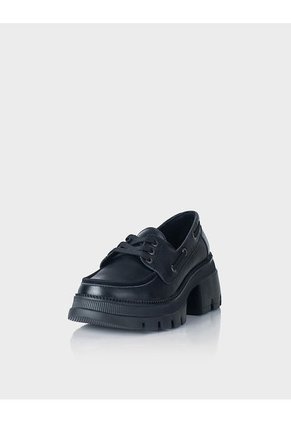 Zapato Mocasín Zetta Cuero Negro