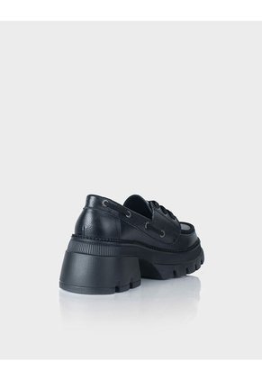 Zapato Mocasín Zetta Cuero Negro
