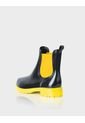 Botin De Lluvia Drizzle Negro X Amarillo de Stivali
